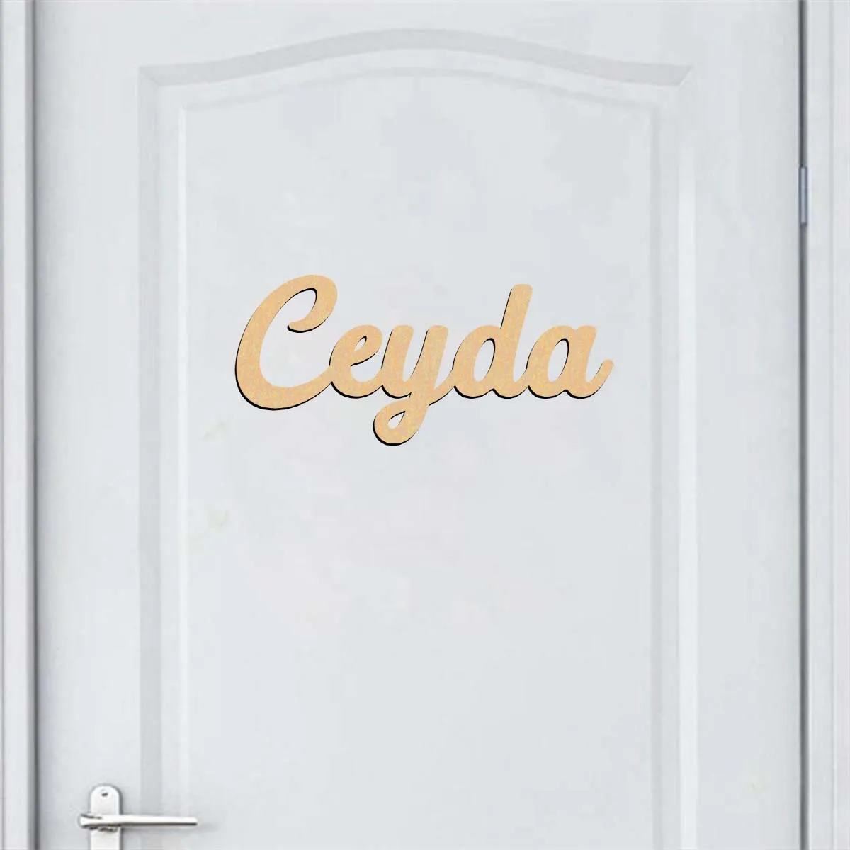 1pc Cute Ceyda example Customized Name Wooden Plaque Wooden Decor Wood Material Wall Mounted Decorative Plaque for Bedroom