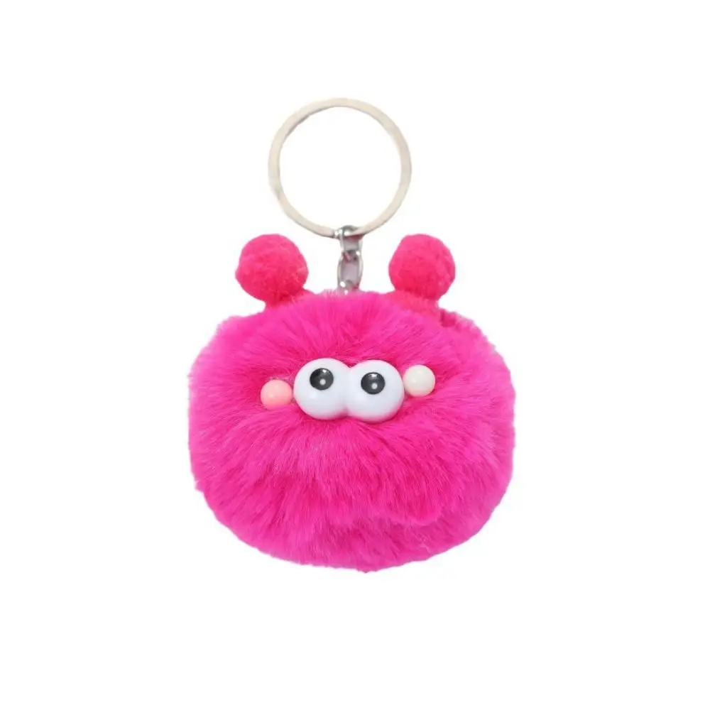 سلسلة مفاتيح من القطيفة الناعمة قلادة كارتونية ، حلقة مفاتيح هدية كاواي ، جديدة