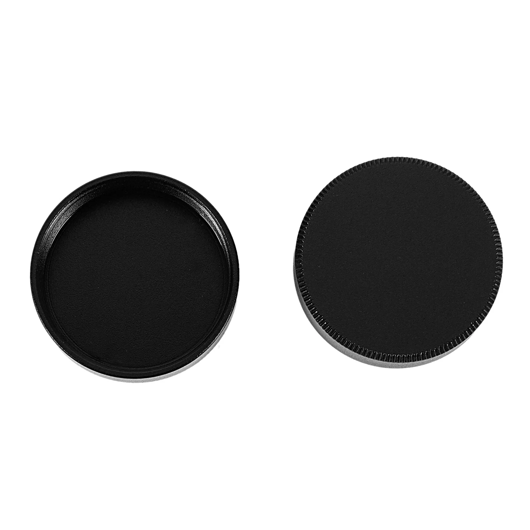 

ABZZ-6Pcs Metal C Mount Rear Lens Cover Cap For CCTV (Black)