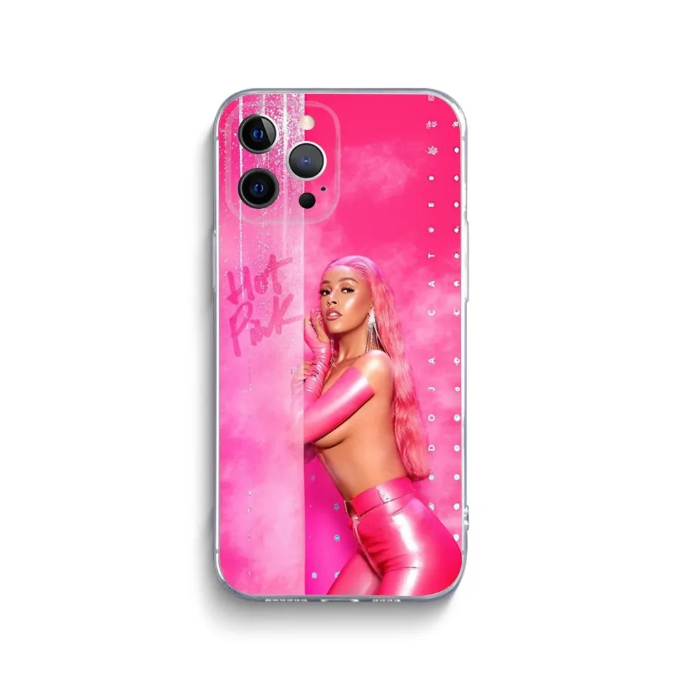 Singer D-Doja Cat Phone Case For iPhone 15 14 13 12 11 Pro Max Xs Xr X 7 8 Plus 12 13 Mini Silicone Clear Cover