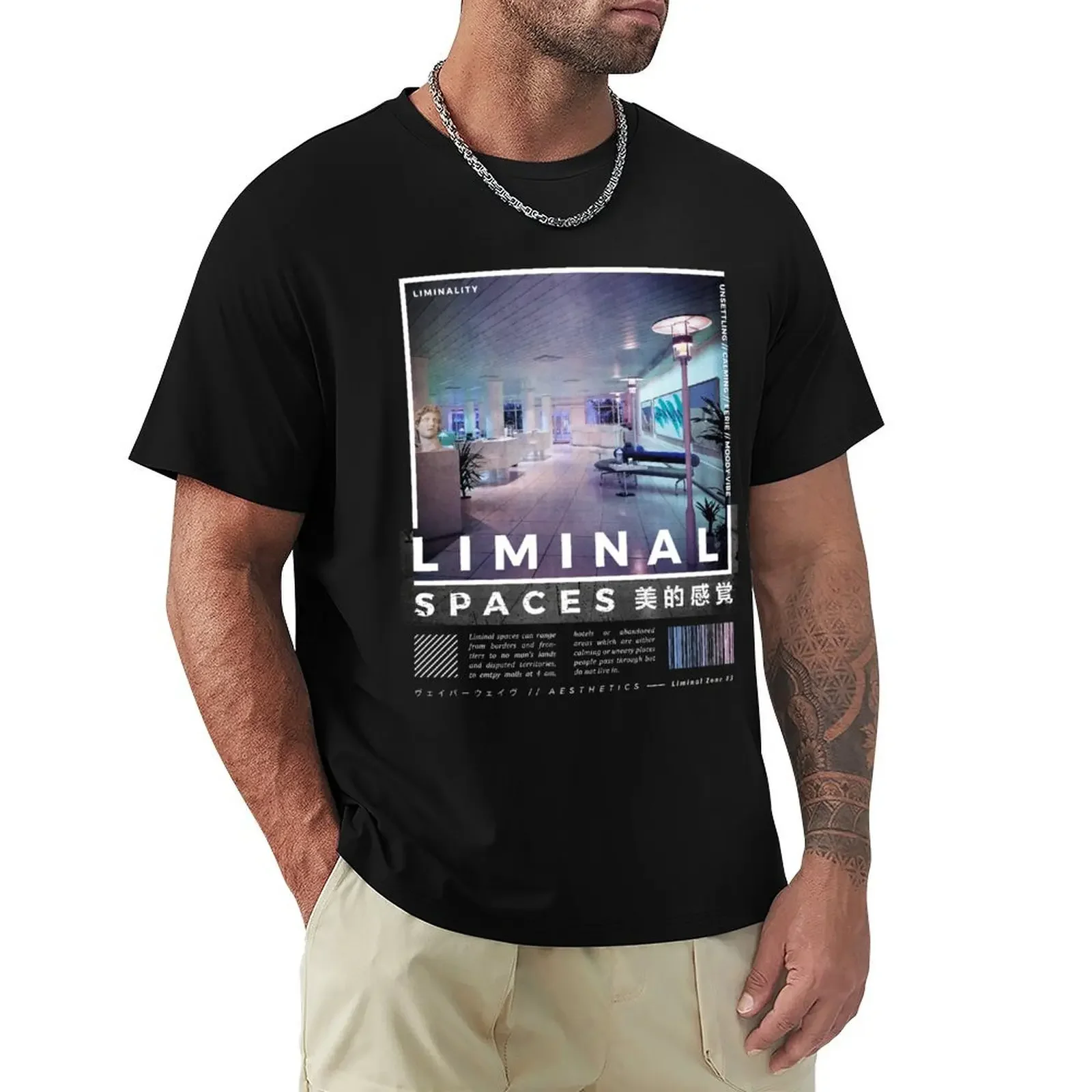 Liminal spaces T-Shirt vintage clothes graphics customs t shirt for men