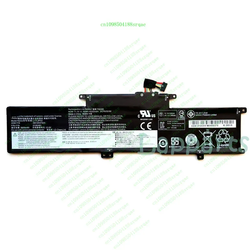 

Genuine L17C3P53 L17L3P53 L17M3P55 Battery for Lenovo ThinkPad S2 Yoga L380 L390"% Test"