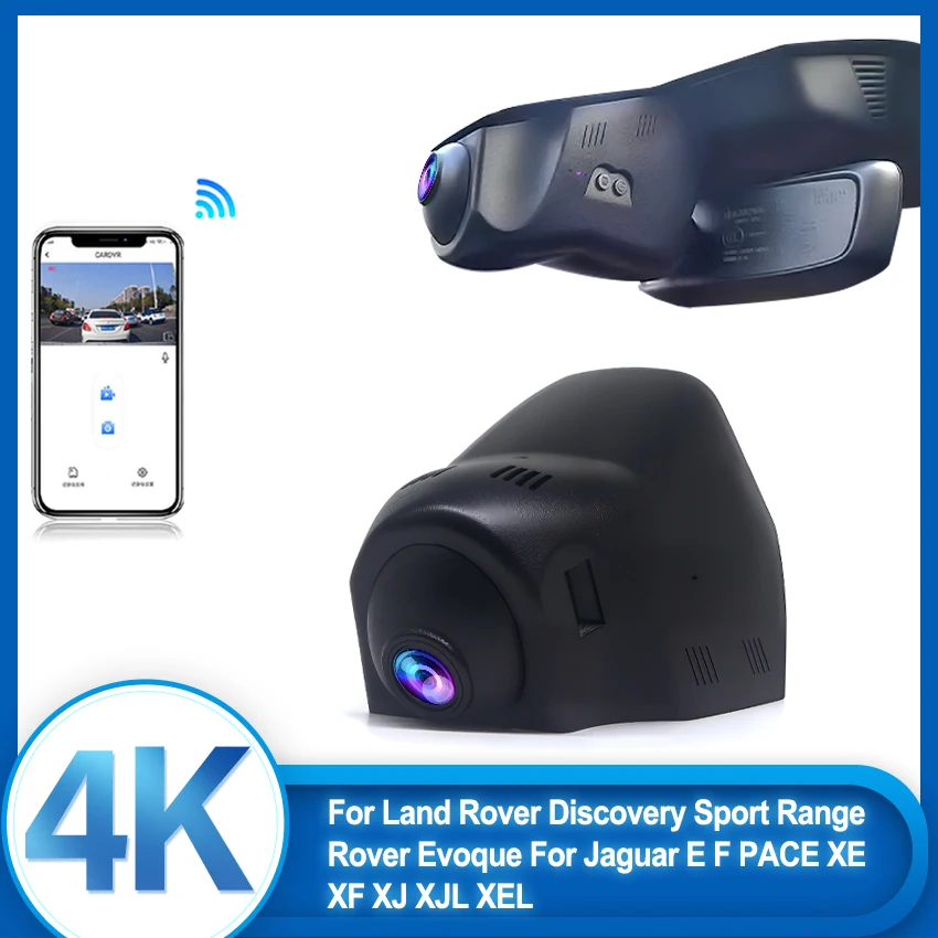

4K-видеорегистратор с функцией Plug and Play для Land Rover Discovery Sport, Range Rover Evoque, Jaguar E, F-PACE, XE, XF, XJ, XJL, XEL