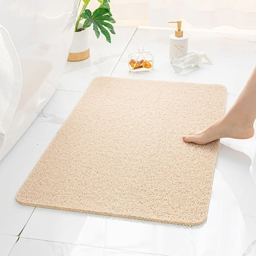 

Comfy Waterproof Anti Slip Mat Silk Circle Never Stains Shower Mat Blocks Drain Anti Mould Toilet Floor Mat Bathroom