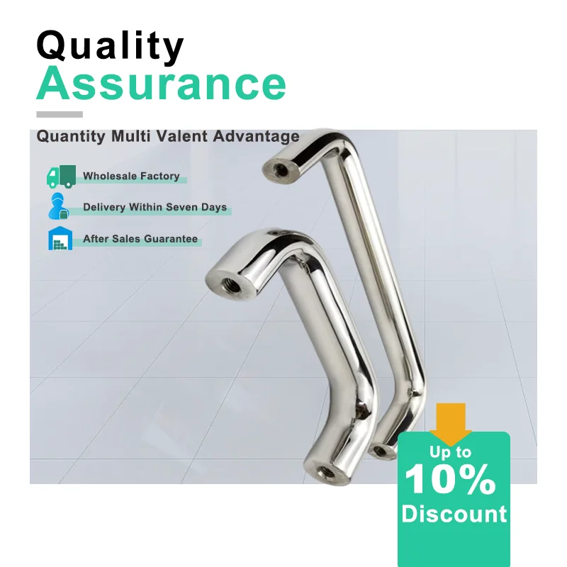 

Industrial 304 Stainless Steel Solid Oval Handle for Cabinet Doors Chassis And Automation Machinery