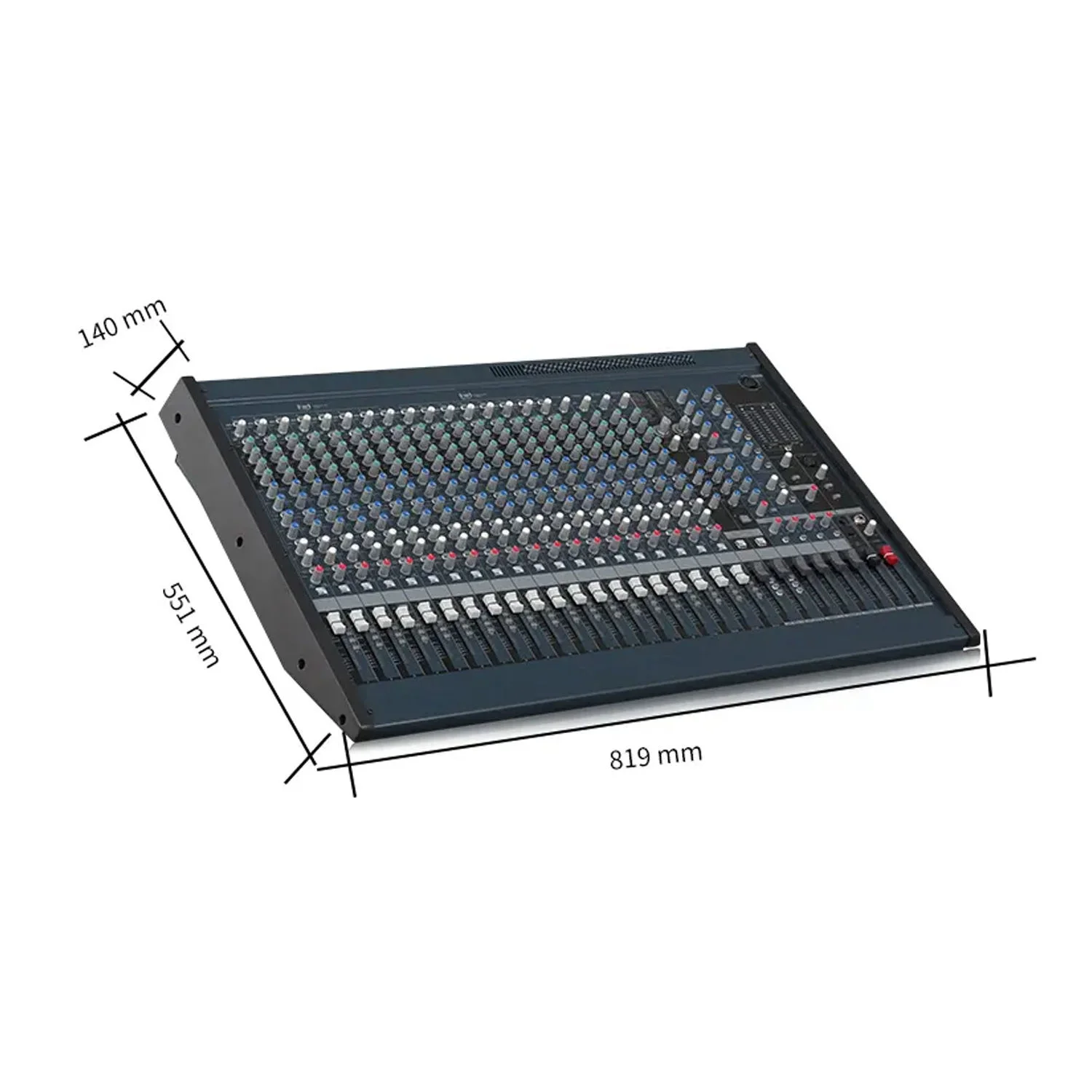 24-Channel Professional Audio Mixer for Karaoke DJ Video & Lighting with Digital Effects Processor view 2