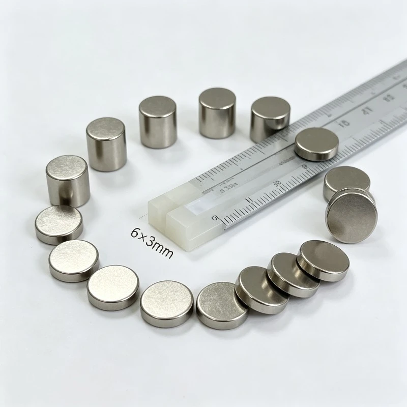 6X3mm Disc Neodymium Magnet Small Round Powerful Rare Earth NdFeB Magnets for DIY Model Craft Refrigerator Industrial Use