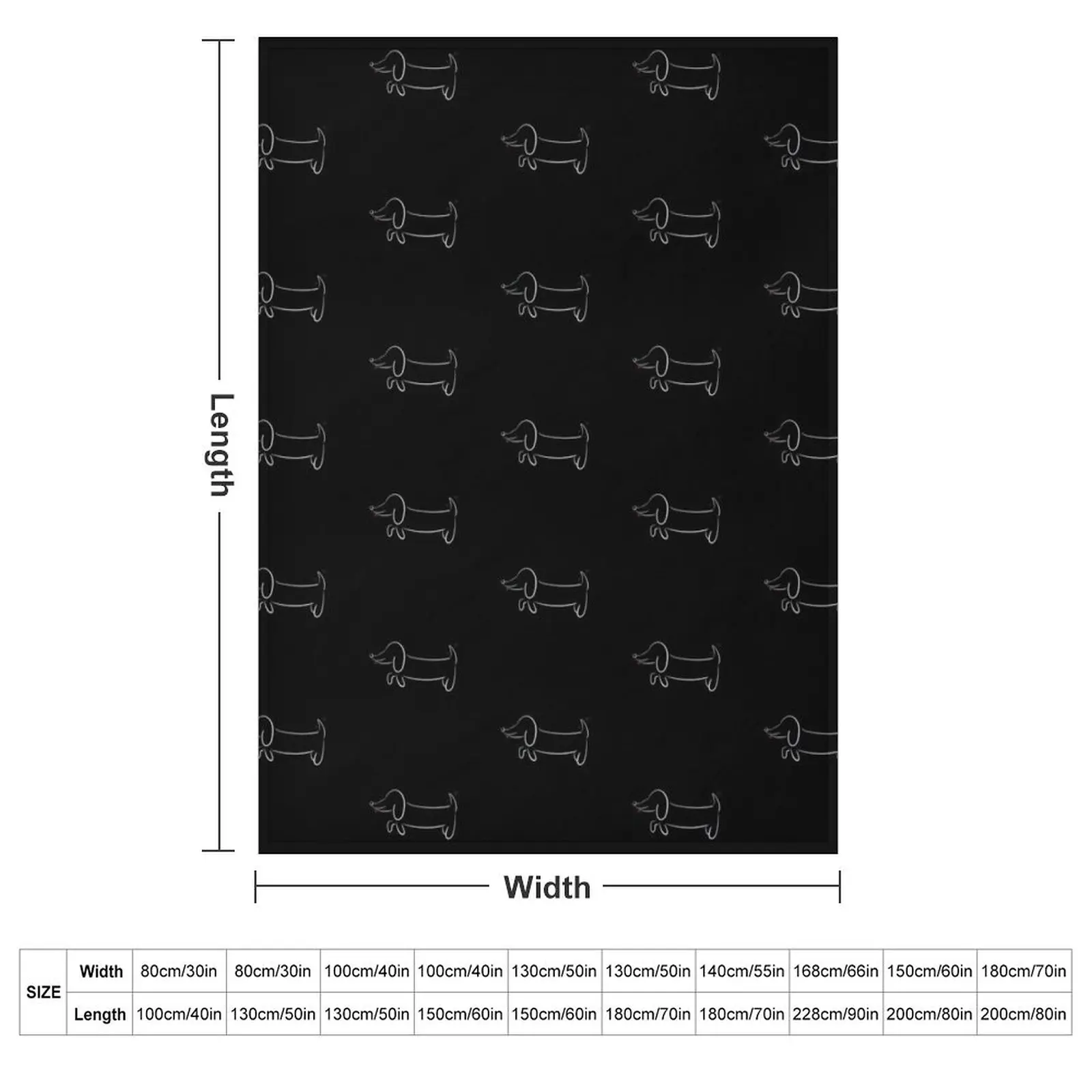 The Sausage Dog Throw Blanket Thins Soft Plush Plaid decorative Shaggy Blankets