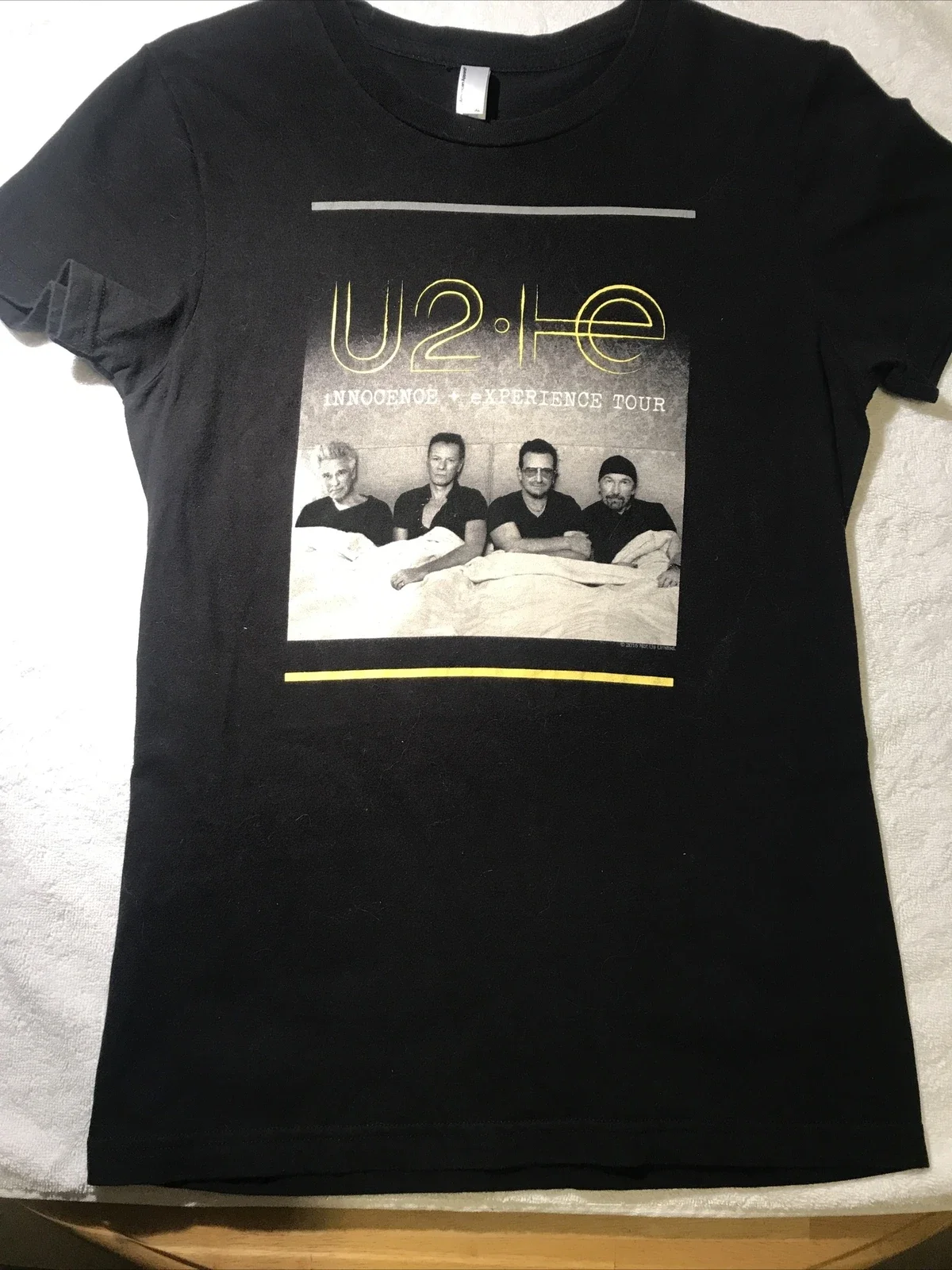 U2 2015 Inocência + Experiência 17 "Original Concert Tour Camiseta Médio Bono