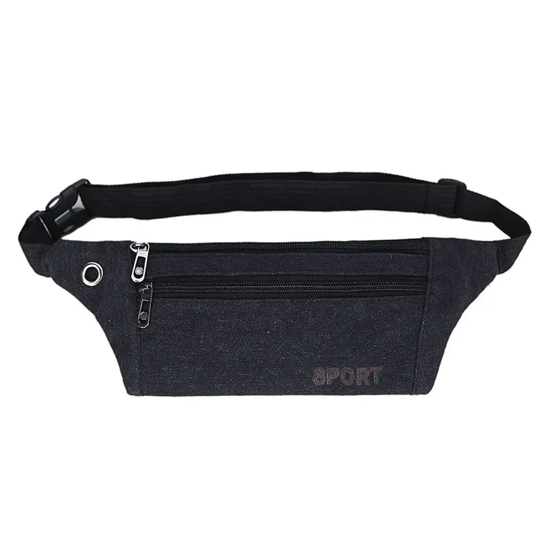 Sac banane rétro pour hommes et femmes, sac de taille de sport, sac de téléphone de voyage, ceinture de portefeuille, imperméable, poudres, mode,