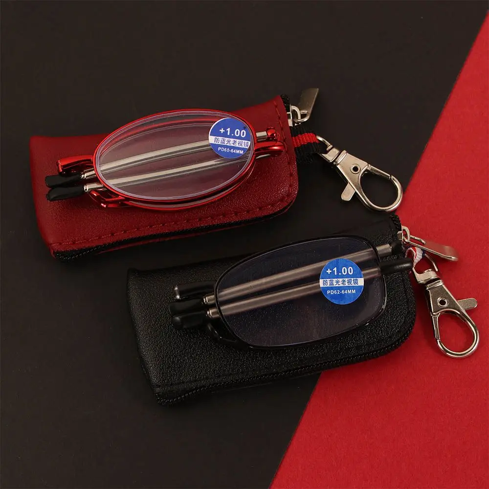 

Foldable Fashion Computer Glasses Metal Female Male Reading Glasses With Boxes Hyperopia Eyewear Glasses Presbyopic Glasses