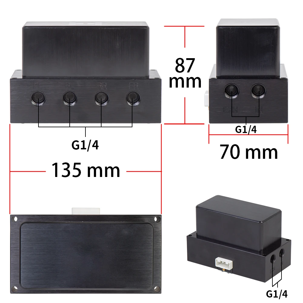 

Air Ride Suspension Electronic Control System 5 Memory Edition Control with 120-150 PSI Pressure Switch