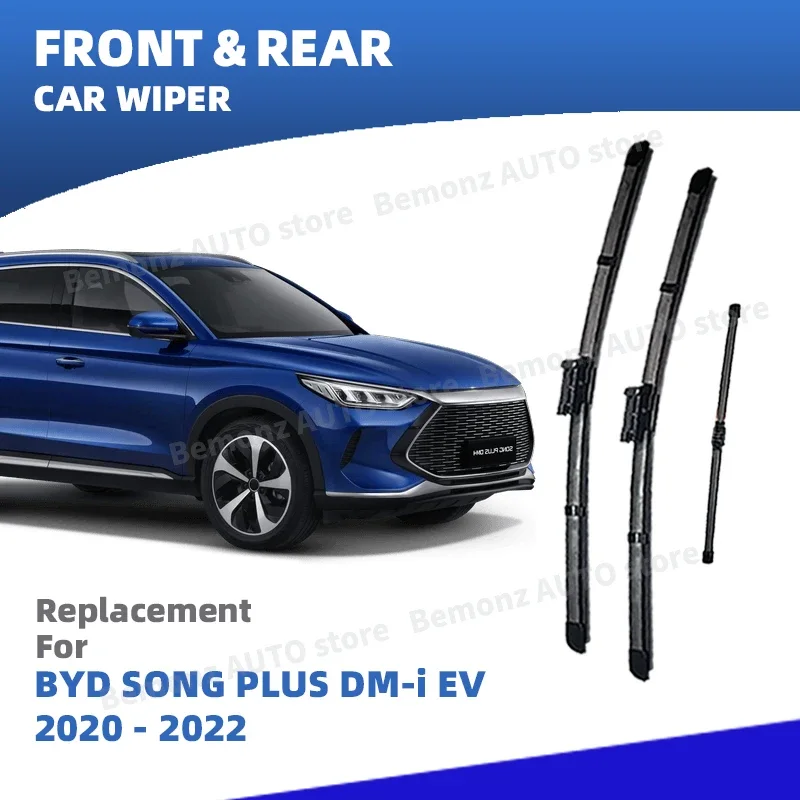 

Щетки стеклоочистителя с левым рулем для BYD SONG PLUS DM-i EV 2020 2021 2022, щетки для ветрового стекла, аксессуары для чистки