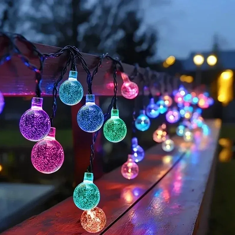 Outdoor Waterproof Warm White Solar Lawn Lights 5M 20LED Fairy Lamp for Garden Patio Wedding Holiday Scene Decor