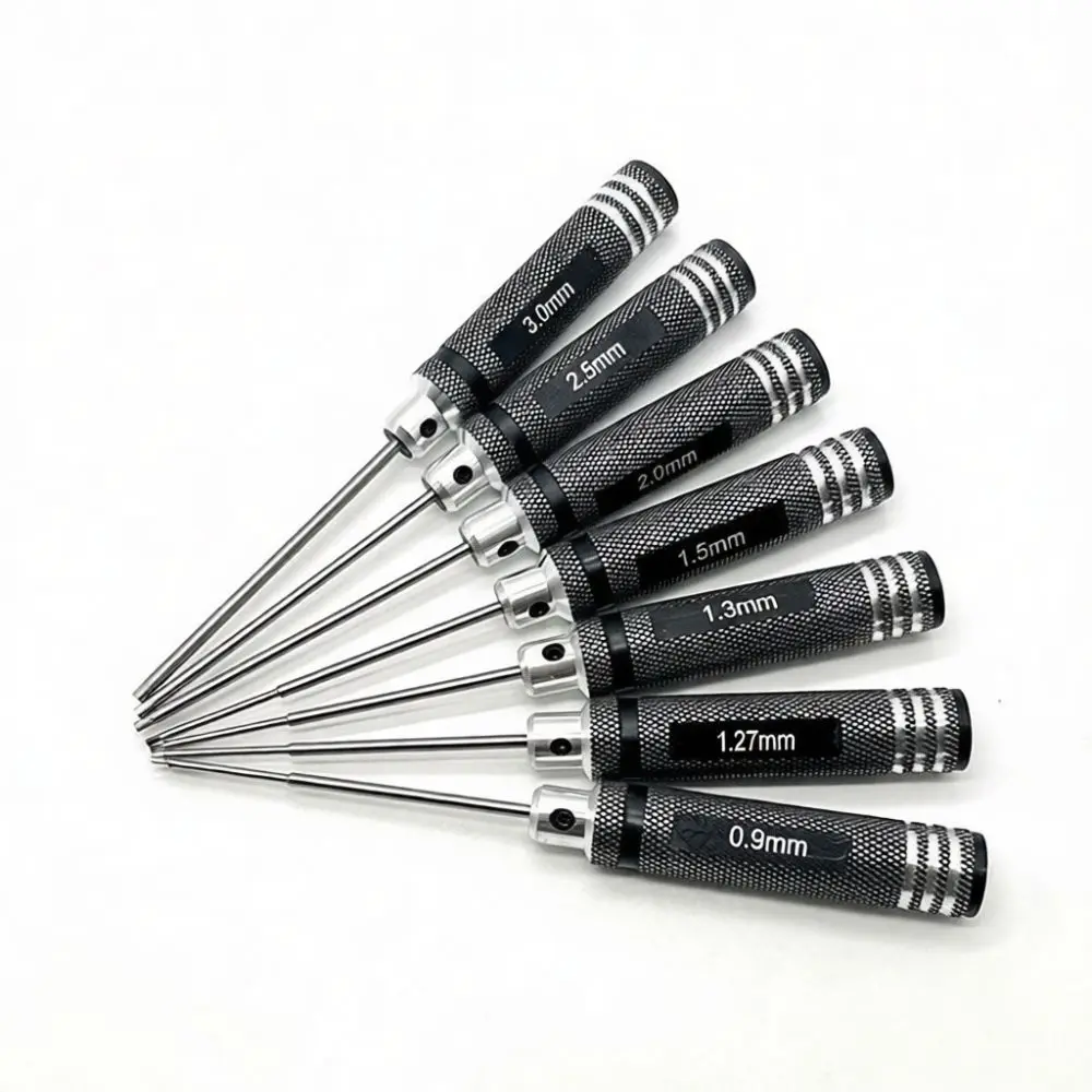 High Speed Steel Hex Screwdriver Kit For RC Helicopter Car Repairing Tool Portable Lightweight Manual Hardware Set