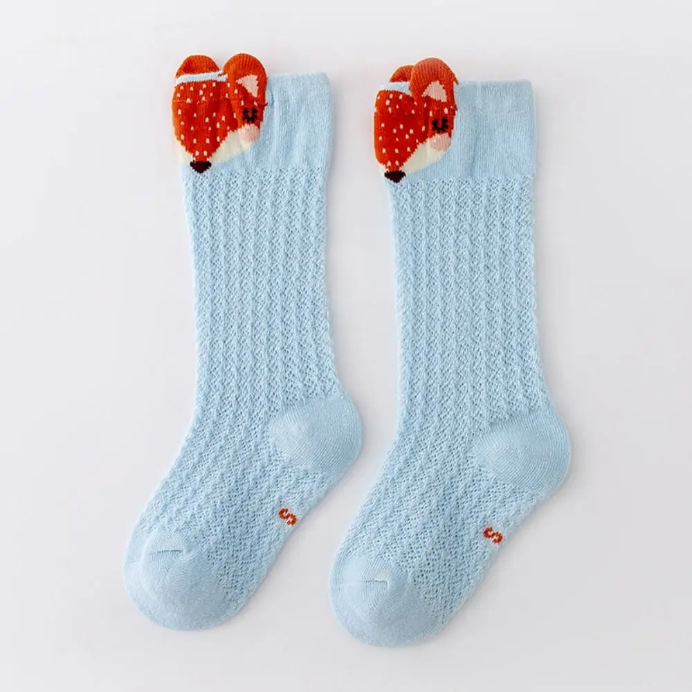 6Pairs Cartoon Animal Calf Socks Baby Cute Toddle Above Knee Stockings Mesh Leg Warmer Infant Cotton Stockings Newborn