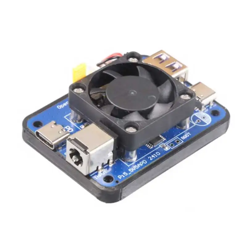 Raspberry Pi 5 Power PD Trigger Activation Module Jetson 5V5A 27W PD DC USB Dual Input Wide Voltage Dual Output for PI5