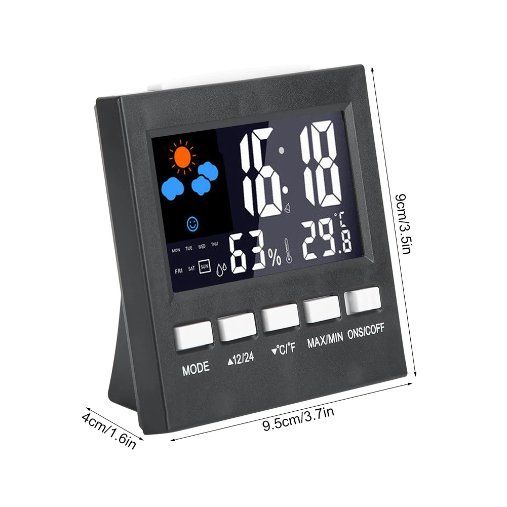 Termometro digitale per uso domestico Igrometro Misuratore di umidità della temperatura dell'aria Misuratore Termometro digitale Igrometro