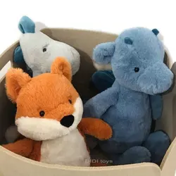 Cute Flying Dragon Plushies Simulation Fox Dinosaur Plush Toy Soft Cartoon Tyrannosaurus Stuffed Doll Baby Appease Children Gift