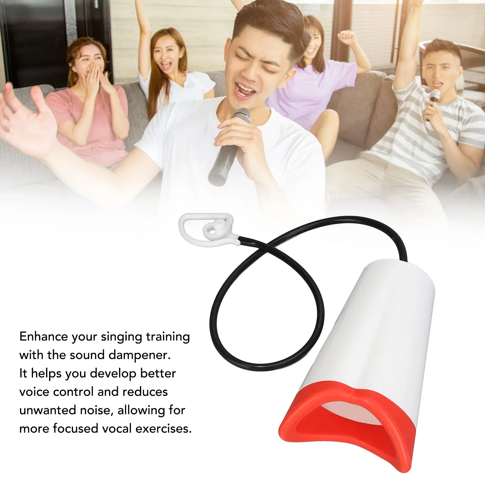 

Vocal Dampener Reduce Noise Vocal Dampener for Singers Voice Control Easy To Clean Relieves Stress Soundproof For Performers