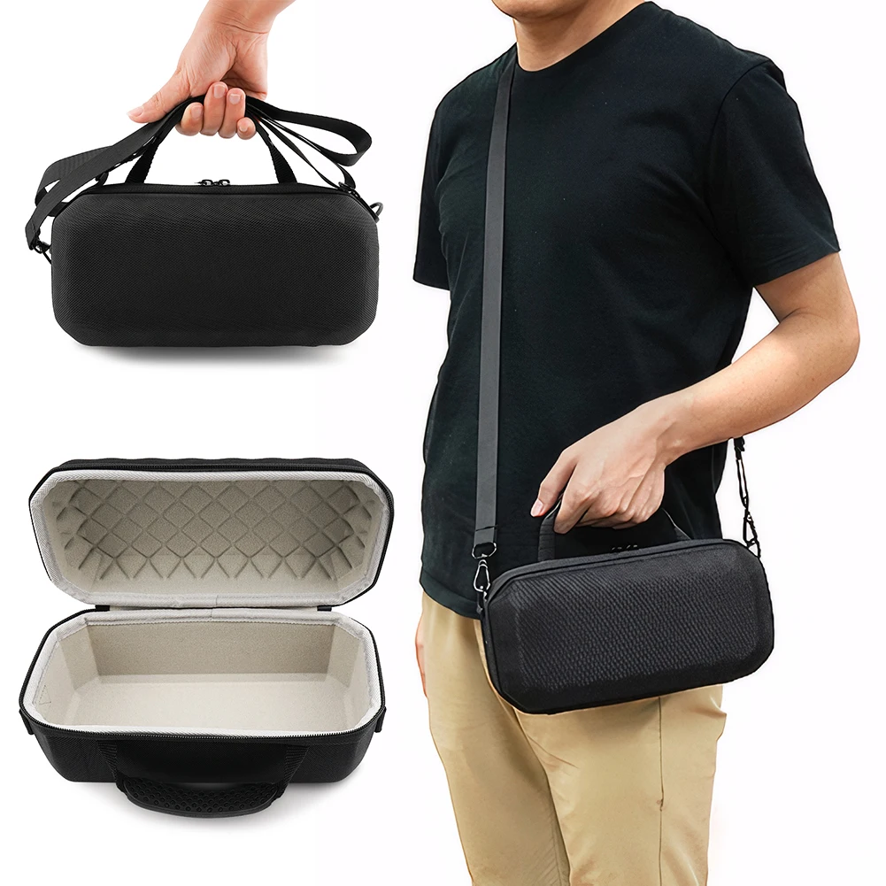 صندوق سفر صلب من مادة EVA مع حزام كتف قابل للتعديل وحقيبة كتف لمنظم الصوت JBL Charge 6