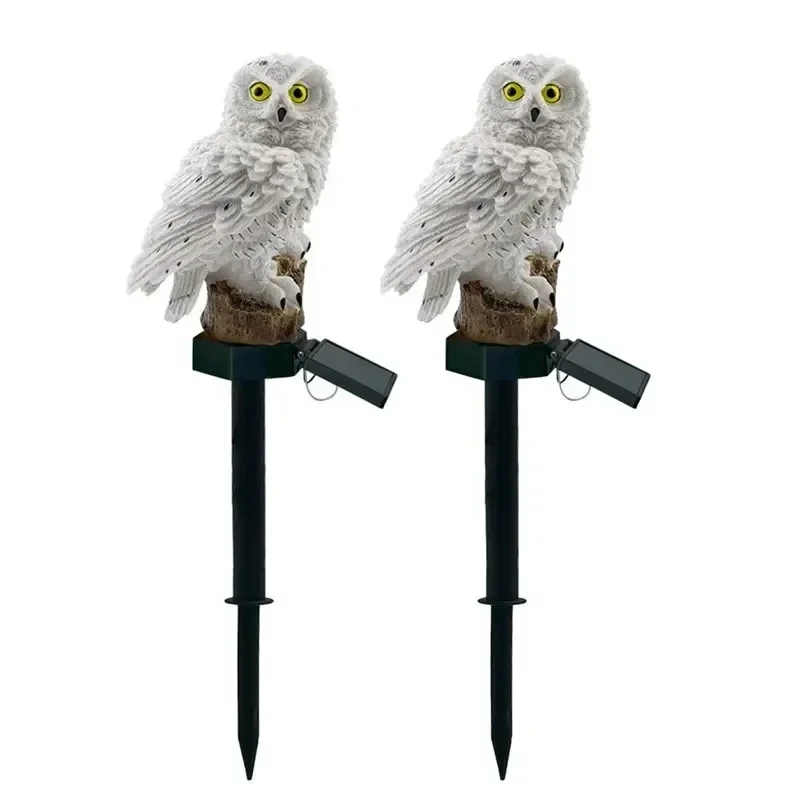 XIWANGFIRE Solar Lampe Eule Tier Solar Garten Lichter Solar Powered Solar Led Licht Outdoor Garten Dekoration Lampe Wasserdichte Solar Lichter 10