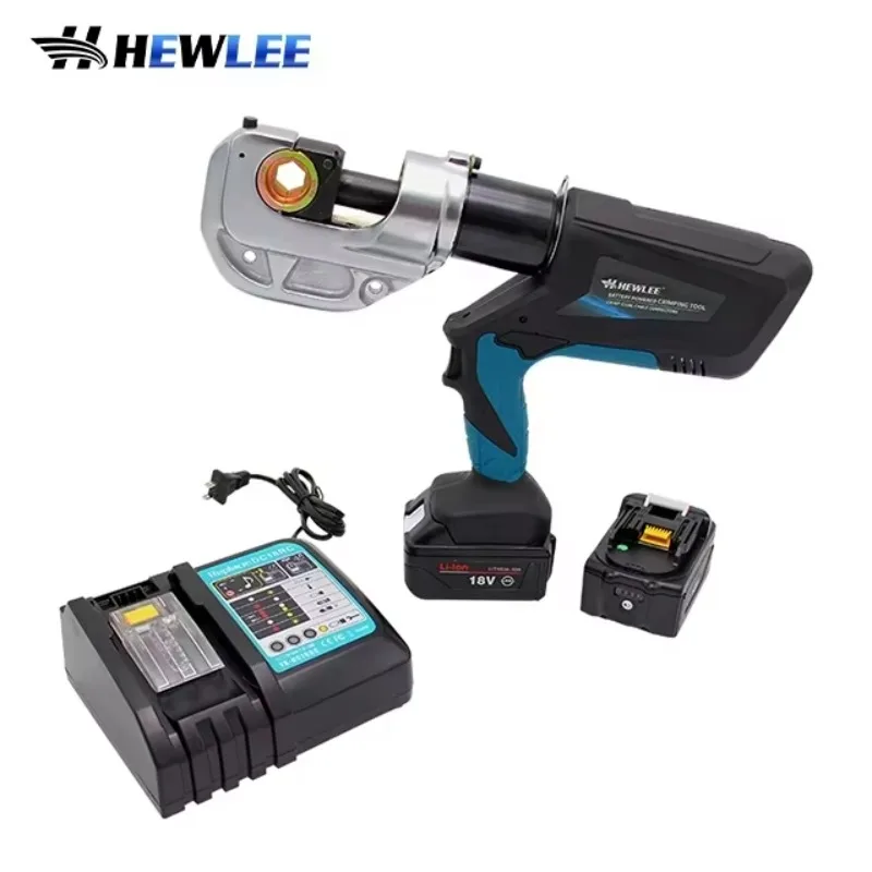 

【Factory Price】HEWLEE HL-400Pro 400mm Pro Electric Cordless Cable Press Wire Rope Hydraulic Crimping Tool Machine Cable Lug