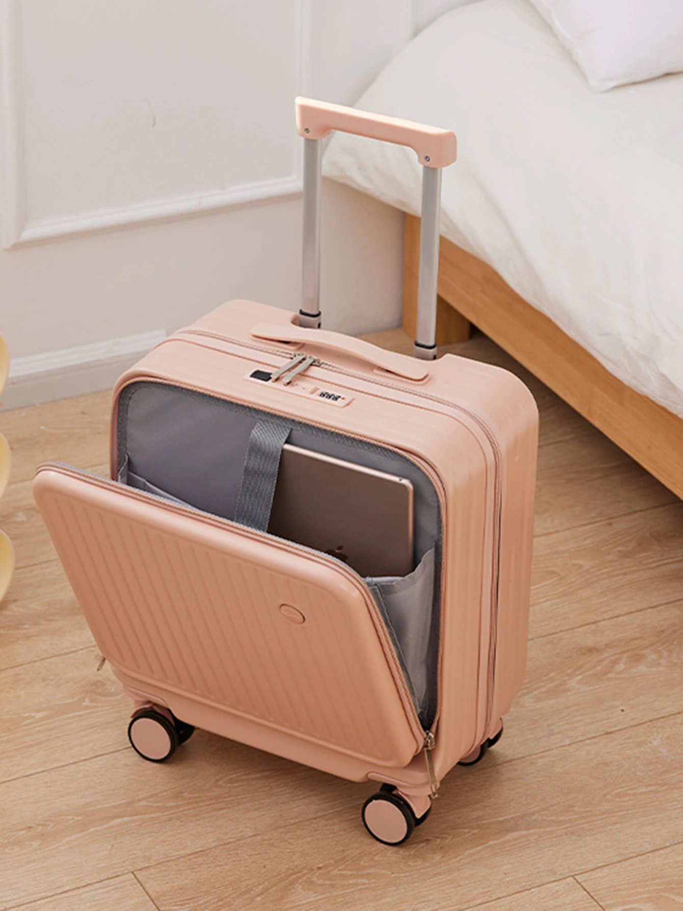 Multi-functional small fresh luggage female ins student password suitcase luggage sturdy and durable pull rod luggage
