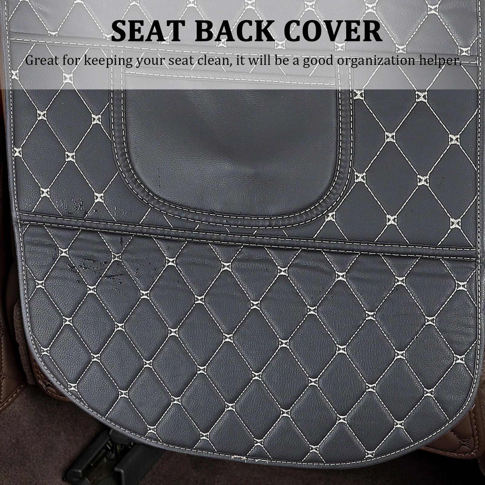 

2Pcs Car Seat Kick Mats Anti-Kick Pads Organizer Back Protector Auto Seat Cover Car Kick Mat