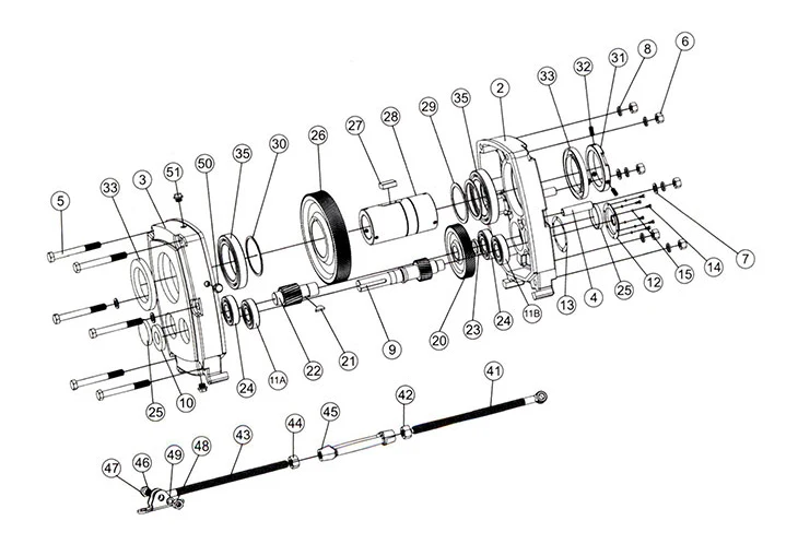 SMRY3 Series Inch Shaft Mounted Gearbox Reducer