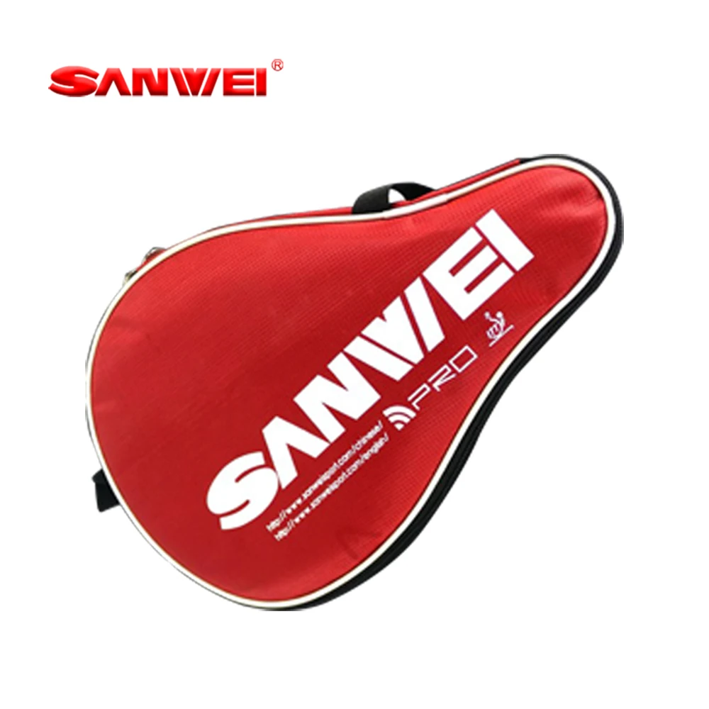 Original SANWEI 3302 Gourd Racket Set Table Tennis Racket Set High-end Accessories Full Bat Bag