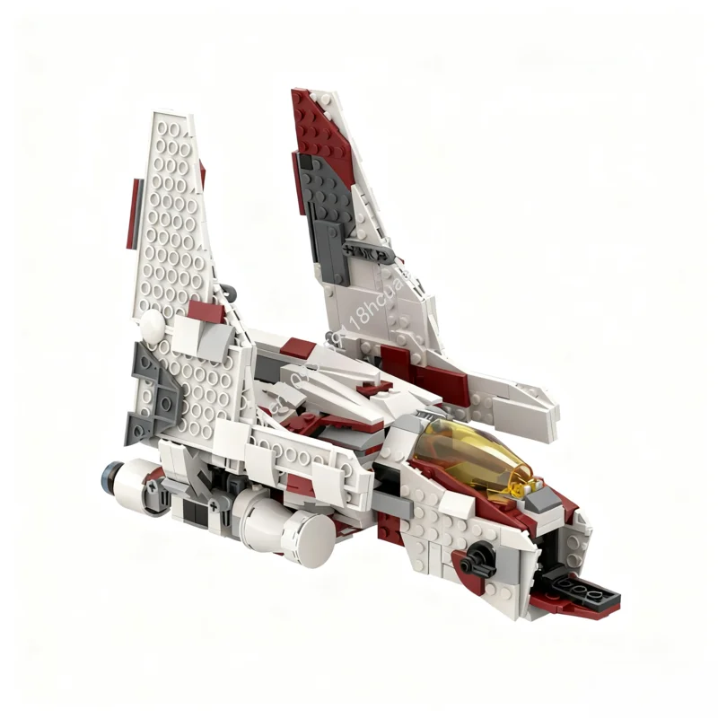 742 Uds. MOC Nuclass Shuttle Star Battle modelo bloques de construcción juguetes artesanales arquitectura para niños DIY Modular montar regalos de navidad