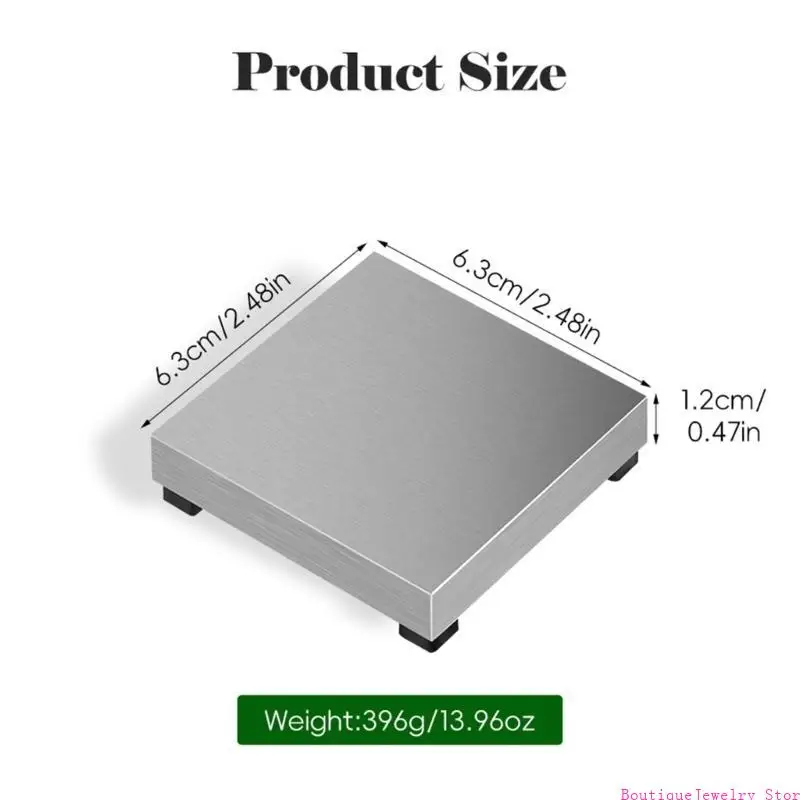 E1pe ijzer aambeeld met rubberen kussen praktische vaste banken blokkeren professionele metalen stempelblok sieraden die maken