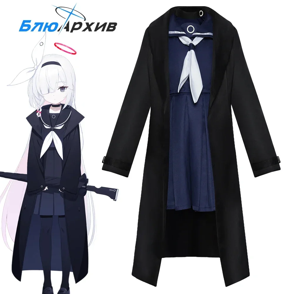 

2025 New Game Blue Archive Planetarium Cosplay Costume Women JK School Uniform Sailor Suit Halloween Party Clothes