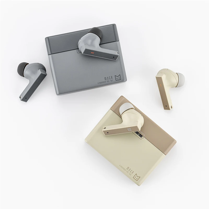 Наушники-вкладыши Moondrop MOCA, HiFi звук, ANC TWS низкая задержка, автоматическое повторное подключение, Беспроводная зарядка, управление басами