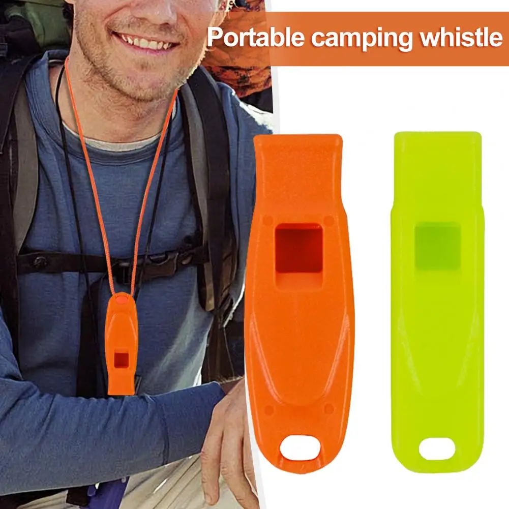 Loud Whistles High Decibel Emergency Whistles with Lanyard Essential Safety Gear for Camping Hiking Boating Hunting