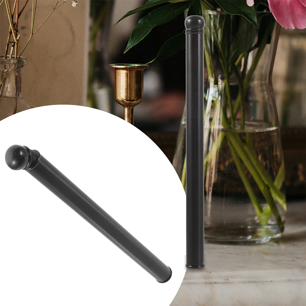 

2pcs Wooden Incense Storage Tube Ebony Stick Holder Elegant Mini Container For Ceremony Fragrant Sticks Decorative