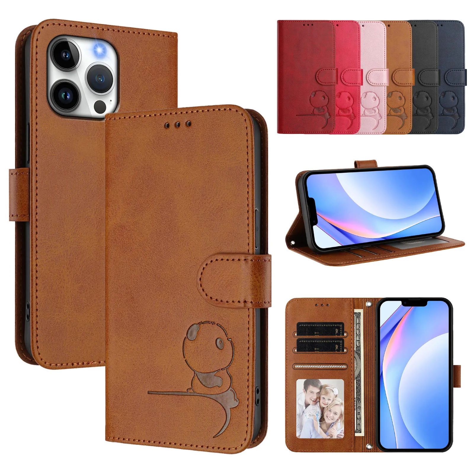 Cute Panda Flip Cas…