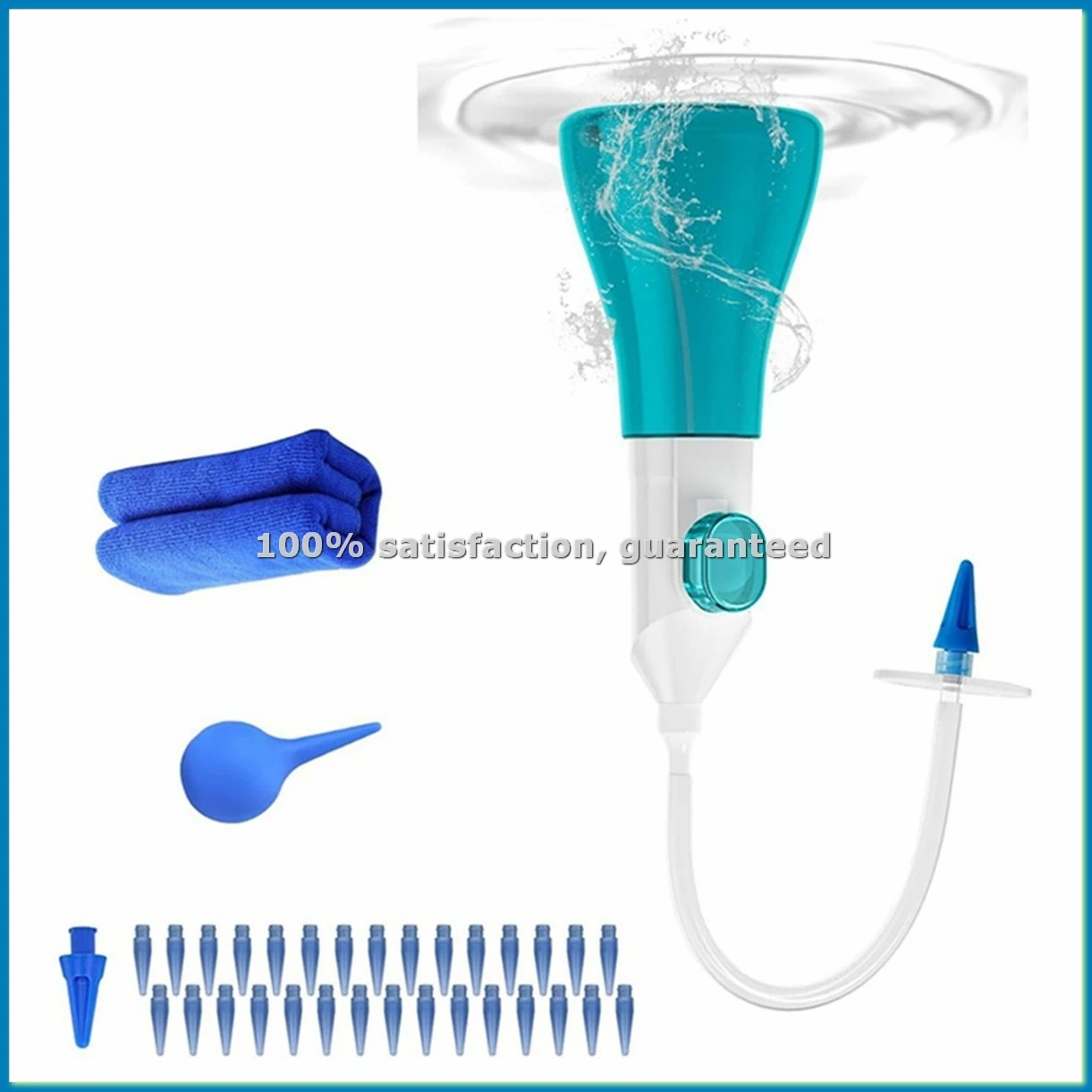 

Набор для удаления ушной серы, ручная система для промывания ушей, безопасное и эффективное средство для очистки ушей от накопившейся серы - FABY
