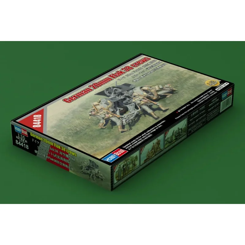 

HobbyBoss 84418 1/35 in stock German 20mm Flak 38 Crews (Not include Flak 38)- Assembly plastics Scale model kit