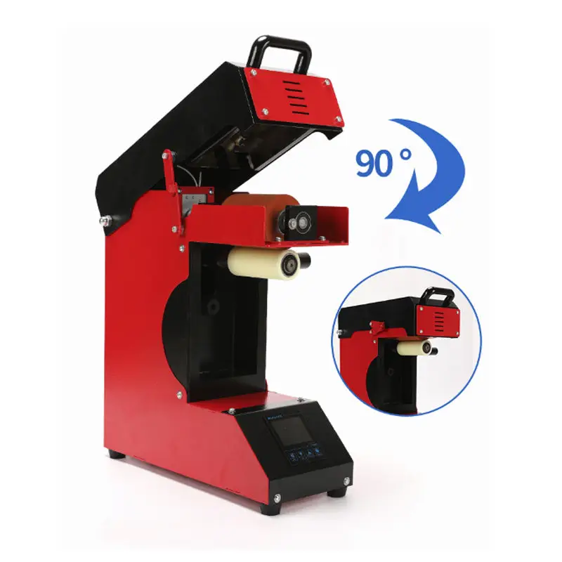 Bottle Roller Heat Transfer Roller Heat Press 360 Degree Multi Functional Heat Press Machine For Plastic Mugs Pen Printing