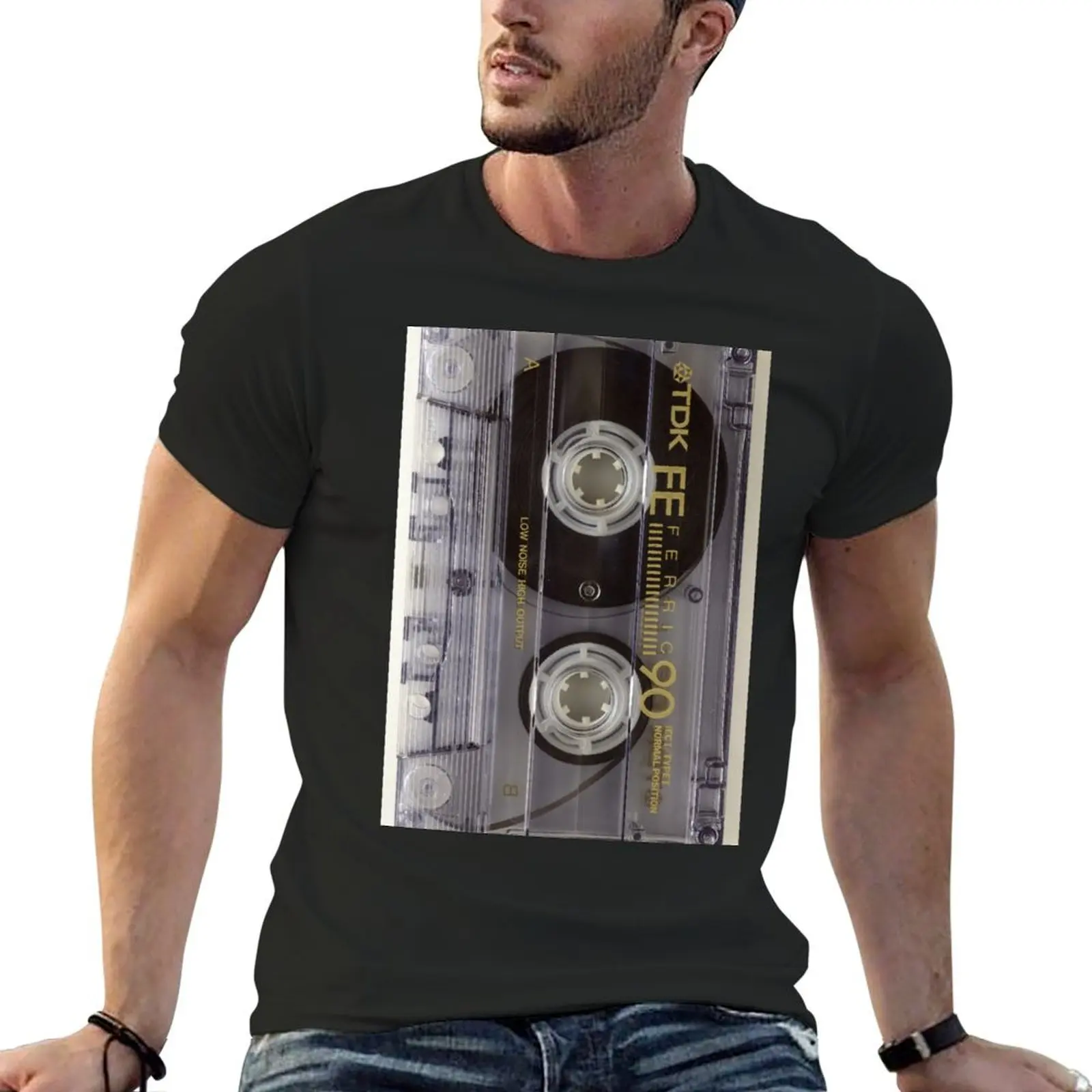 Cassette tape retro - remember those 70s and 80s mixtapes? Cass1 T-Shirt anime figures shirts graphic tee men t shirts