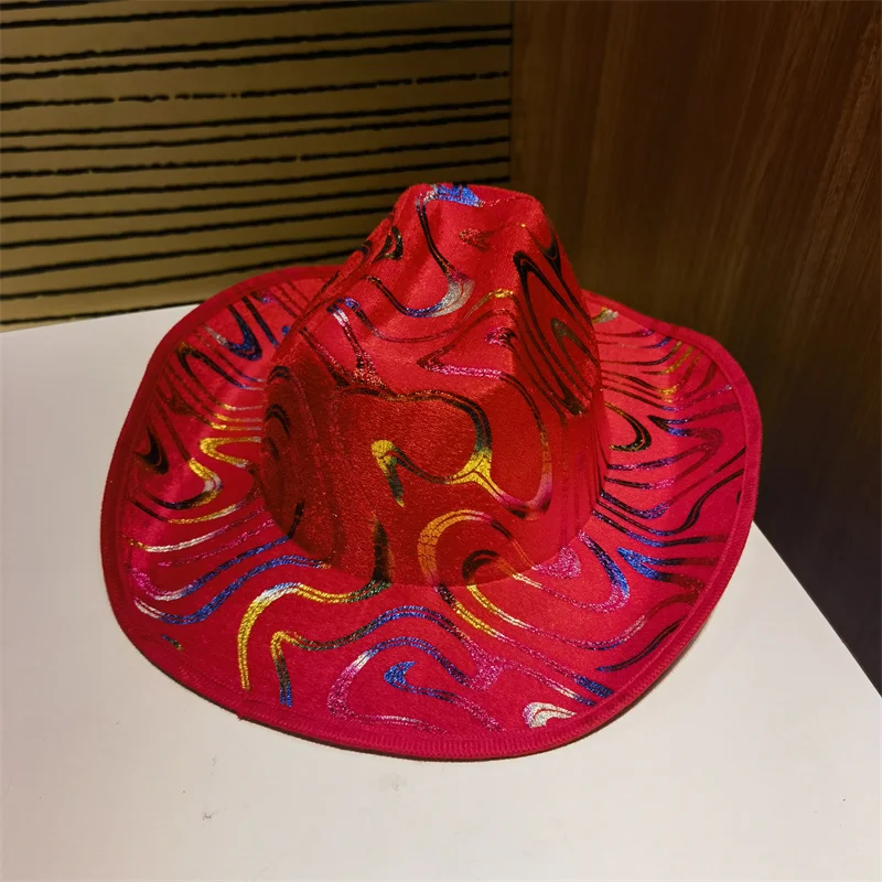 Cowboy Hat Cowboy Hats for Women Western Hat Men Fedoras Felted Panama Jazz Caps Red Western Cowboy Sombrero Vaquero Mujer 모자