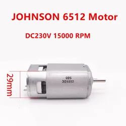 JOHNSON DF6512LG DC230V 15000RPM D-type Shaft High Speed Carbon Brush Motor