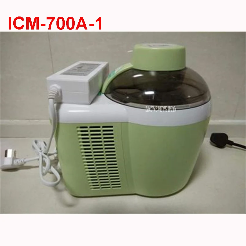 ICM-700A-1 220V/50Hz wysokiej jakości nowa maszyna do lodów Mini owoce DIY lody automatyczny ekspres do kawy dla dzieci 600ml