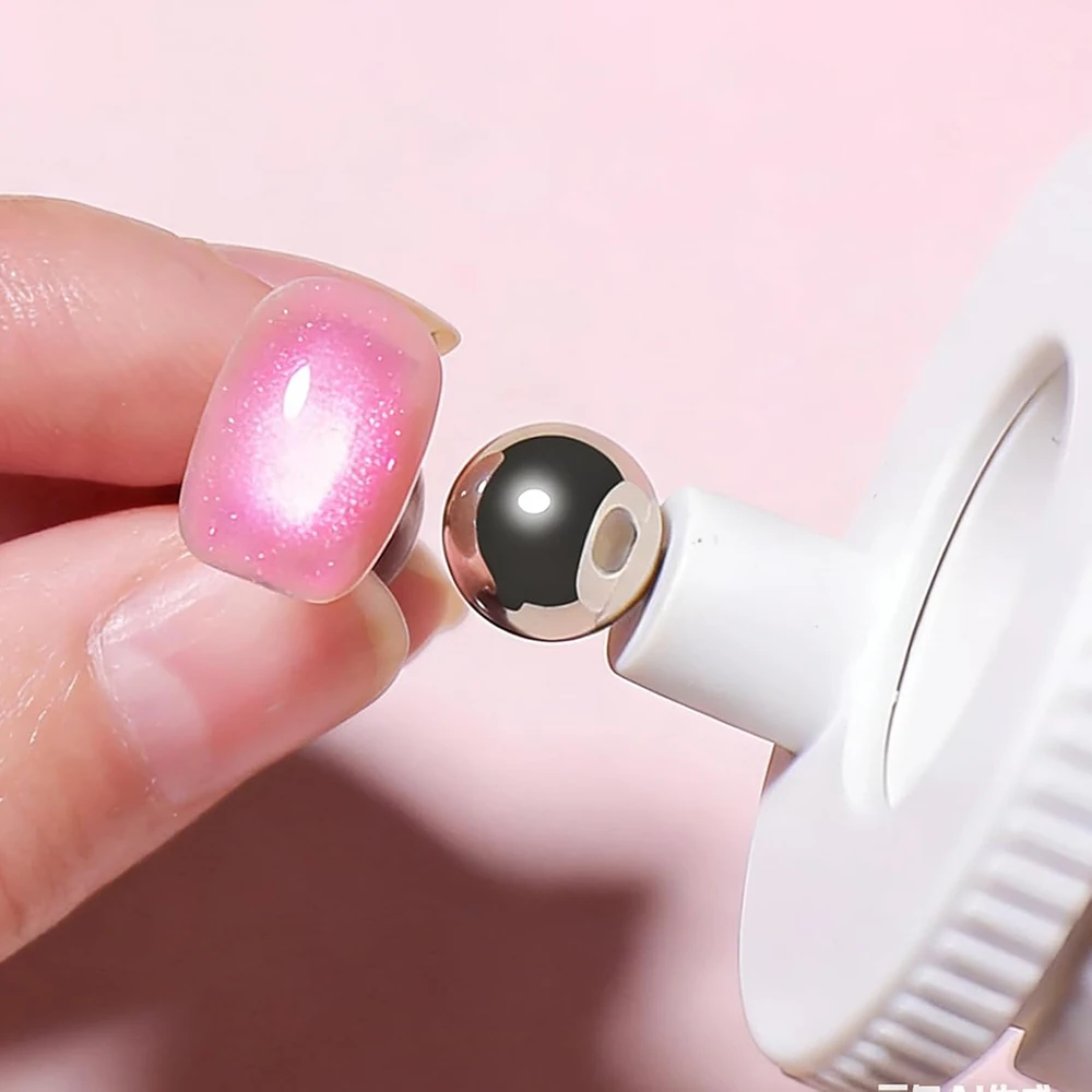 360° Rotatings White Pink Cat Eyes Magnets Rotating Cat Eye Magnet Upgrade Tool Uniform Strong Excellent Light Absorption DIY c