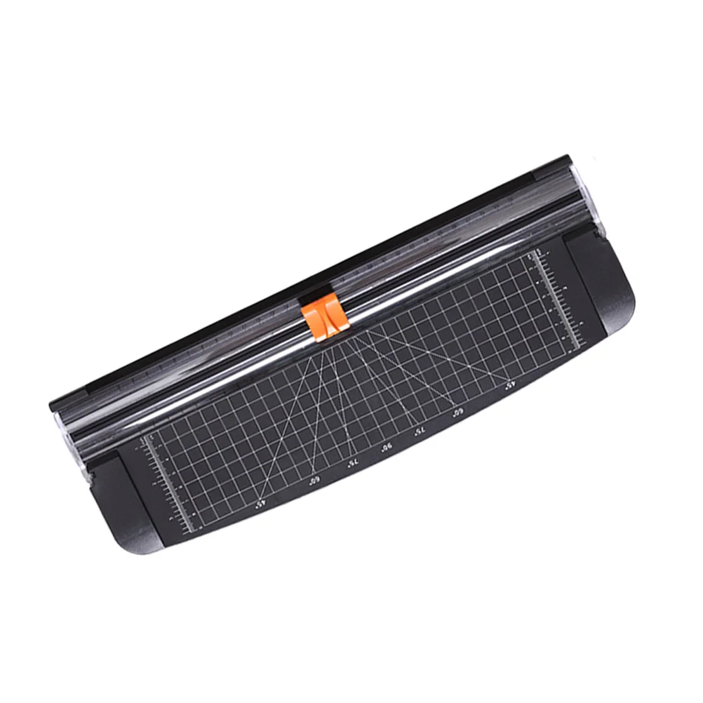 1pc Paper Cutter A4 Heavy Duty Gridded Base Guillotine Trimmer For Home Office School Craft Projects Adjustable Ruler
