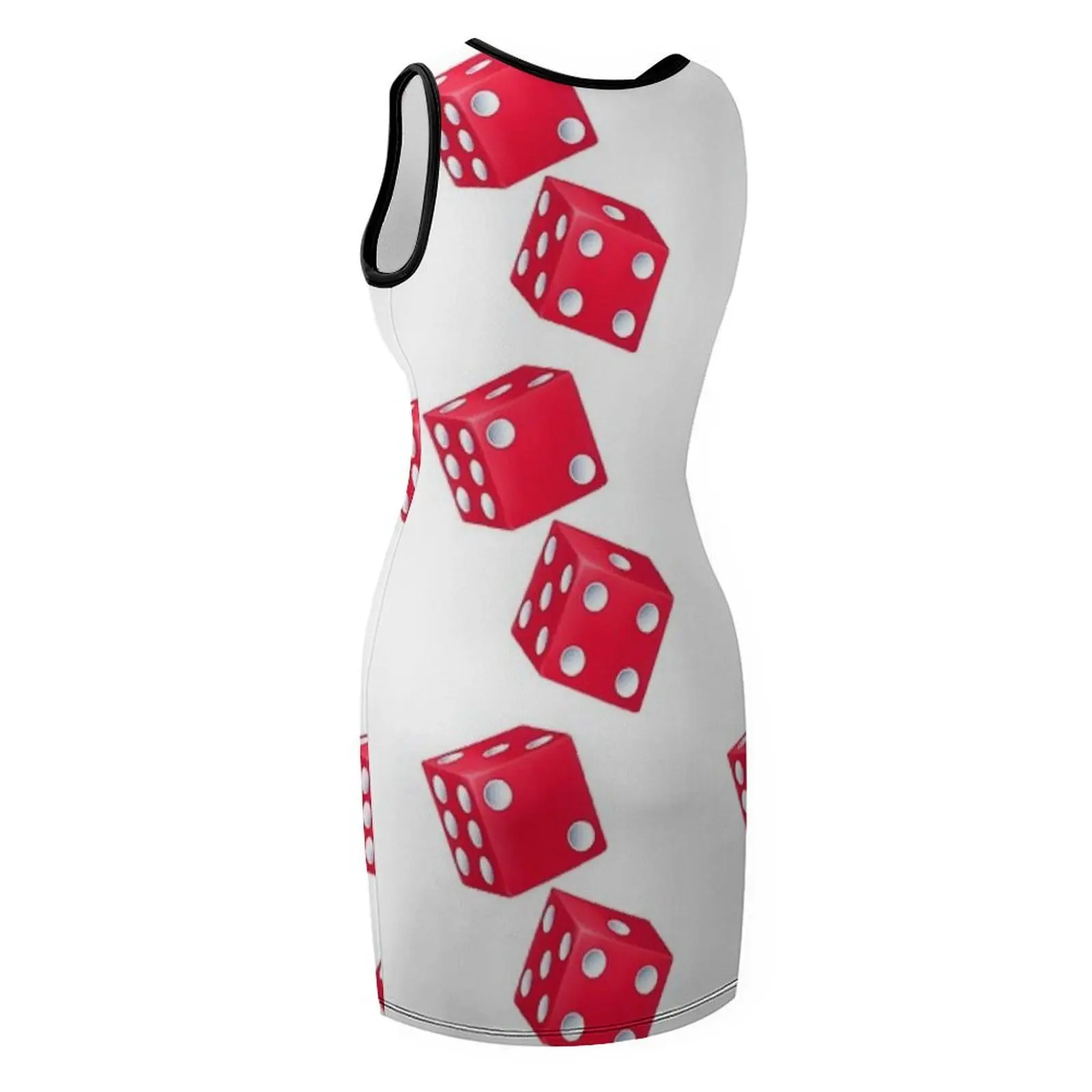 Dice Sleeveless Sundress luxury women's party dress evening prom dresses for women 2025 beach outfits for women