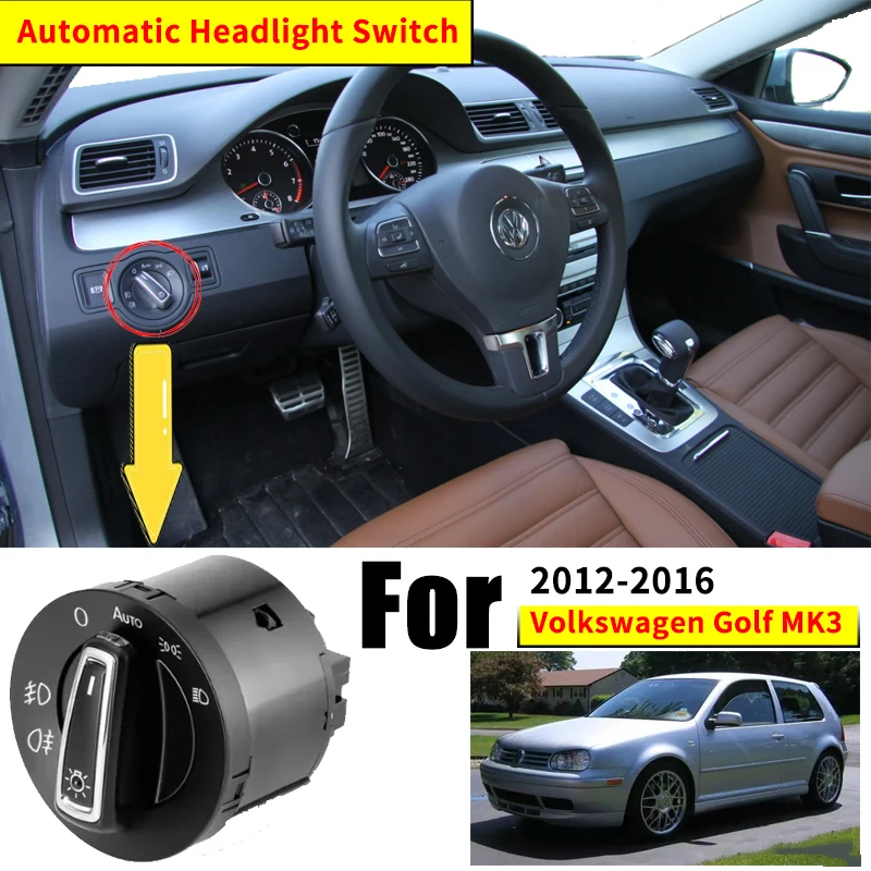 

For Volkswagen VW Gol 5U MK3 2012~2016 Headlight Automatic Switch Car Accessories Light Tuning For VW Voyage VW Saveiro 2016