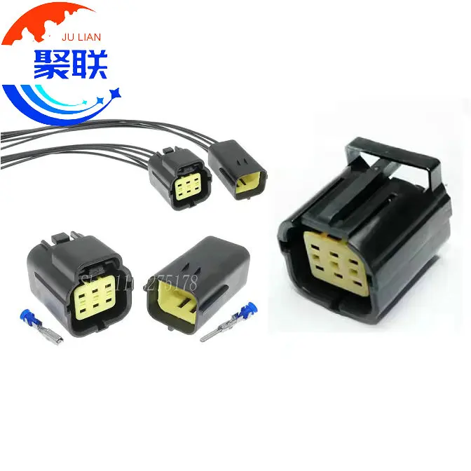 1Set 6Pin 174262-2 174264-2 174265-7 344267-1 Automobile Cable Waterproof Car Accelerator Pedal Sensor Connector